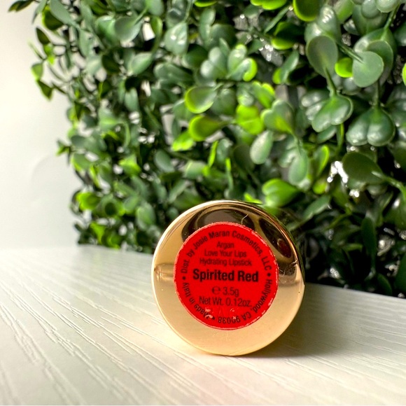 NEW Josie Maran Spirited Red Hydrating “gummy bear” Lipstick - Picture 3 of 3